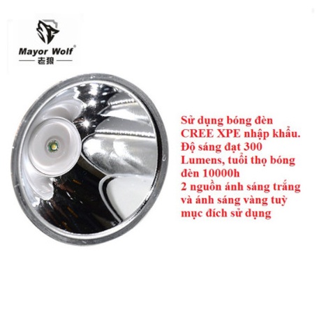 😍 Đèn pin LED, đèn đội đầu T017 chính hãng Mayor Wolf | BigBuy360 - bigbuy360.vn