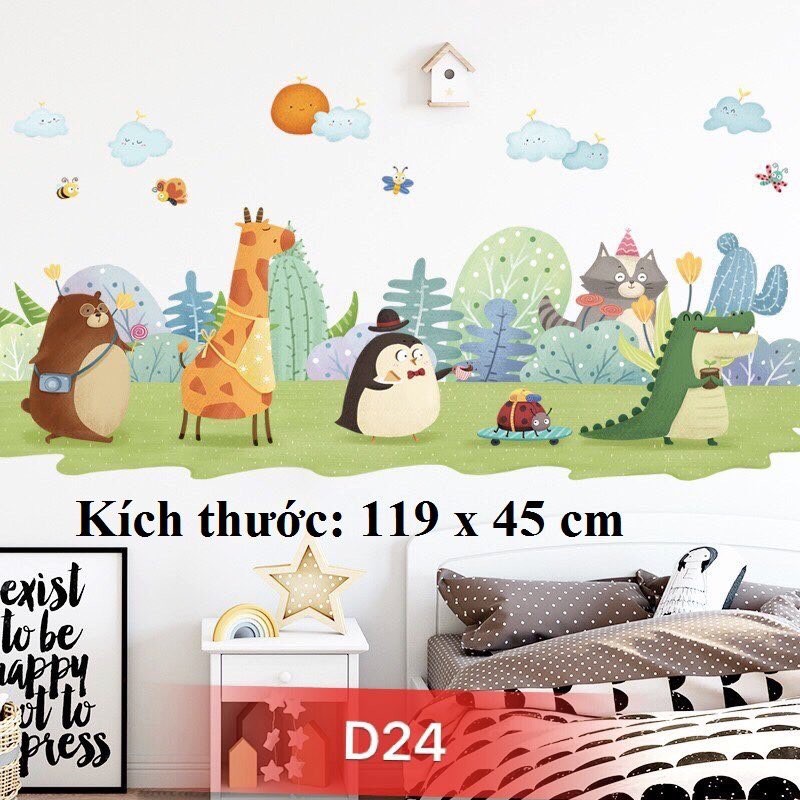 [XẢ] Decal bóc dán từng chi tiết - Mẫu trẻ em