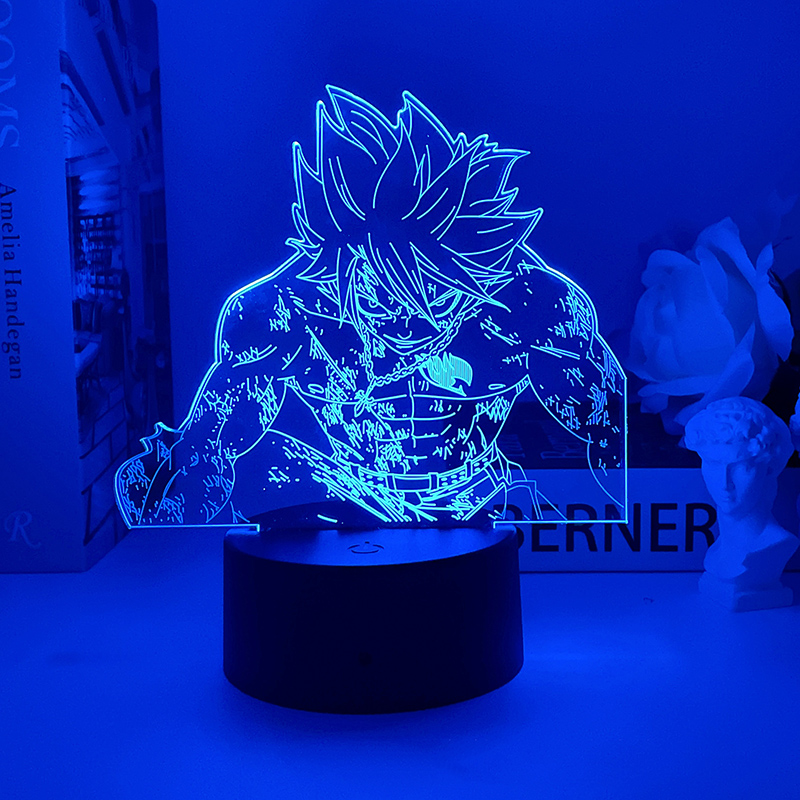 Đèn Ngủ Led 3d Hình Nhân Vật Phim Fairy Tail