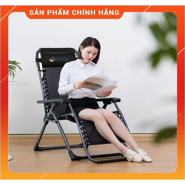 Ghế gấp thư giãn Nikita 139, BH 6 tháng