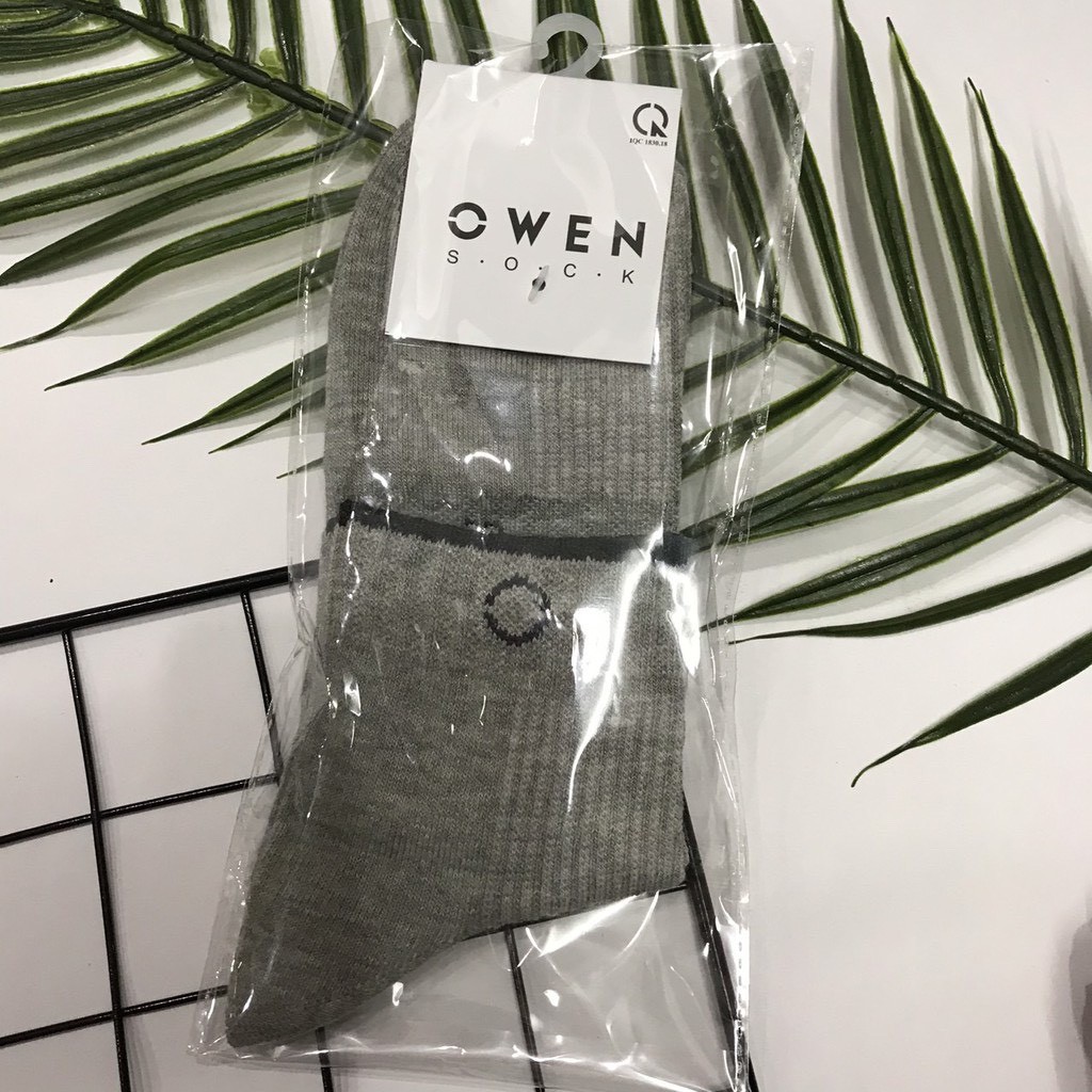 Tất vớ nam cổ trung - tất hài OWEN cotton thoáng khí chống hôi chân