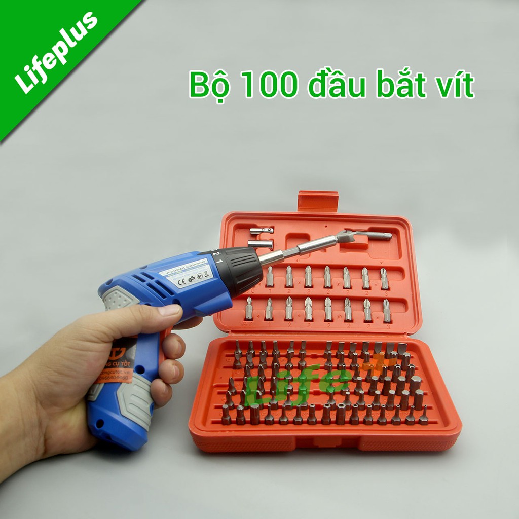 Bộ 100 đầu vặn vít