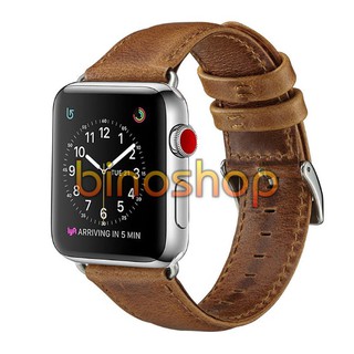 Dây đồng hồ Apple Watch - Da Bò thật