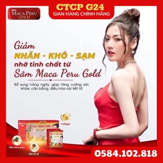 Combo 5 hộp Sâm Maca Peru Gold giúp cân bằng nội tiết tố, tăng cường sức khỏe, da đẹp, dáng xinh