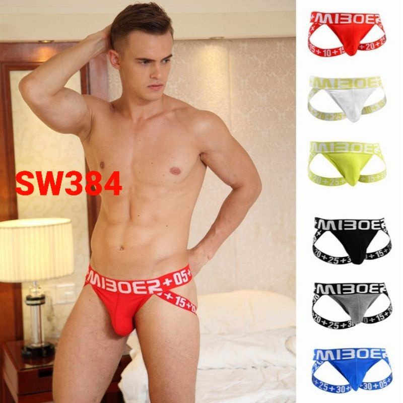 Quần lót nam sexy - dây đai, hở khe nâng mông bikini SW384