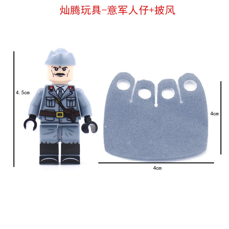 Minifigures Lắp Ráp Các Mẫu Nhân Vật Chỉ Huy Quân Liên Xô Nhật Tưởng Mỹ Trong Thế Chiến II