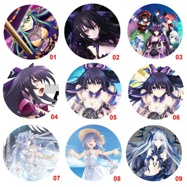 Huy hiệu anime DATE ALIVE - TOHKA