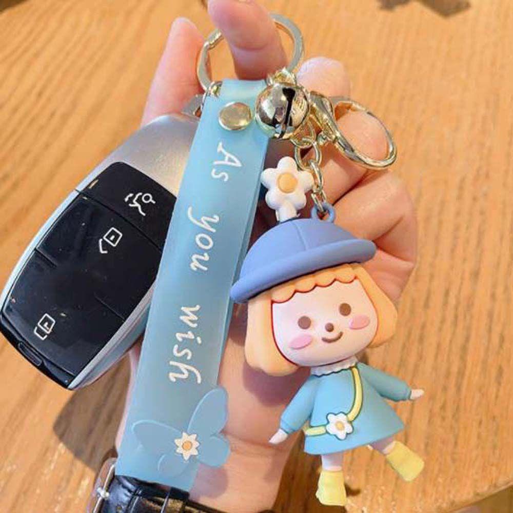 Móc Khóa Hình Búp Bê Bằng PVC Đáng Yêu