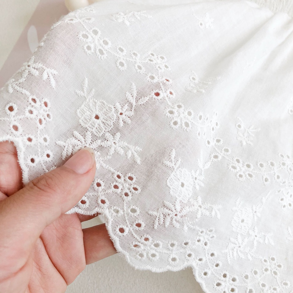 Hàng Mới Về Áo Liền Quần Cotton Thêu Họa Tiết Thời Trang Mùa Hè 2023 Dành Cho Bé Gái