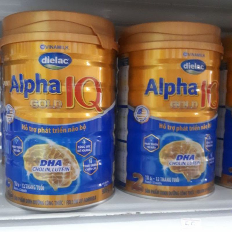 Sữa bột Dielac Alpha IQ Gold số 2 900g
