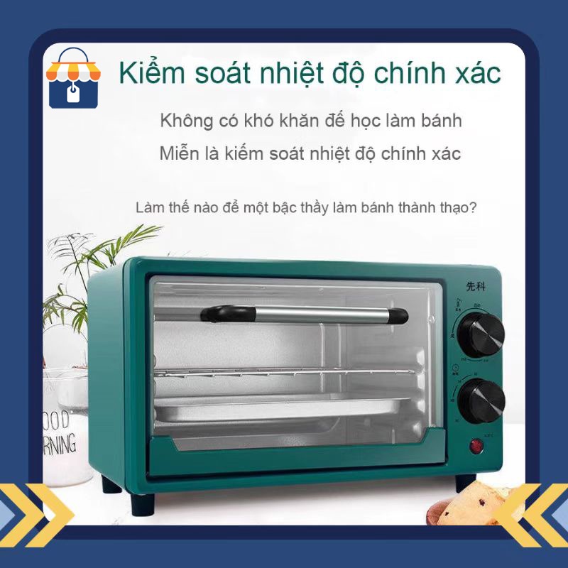 Lò nướng điện mini tự động đa năng gia đình Đồ dùng nhà bếp