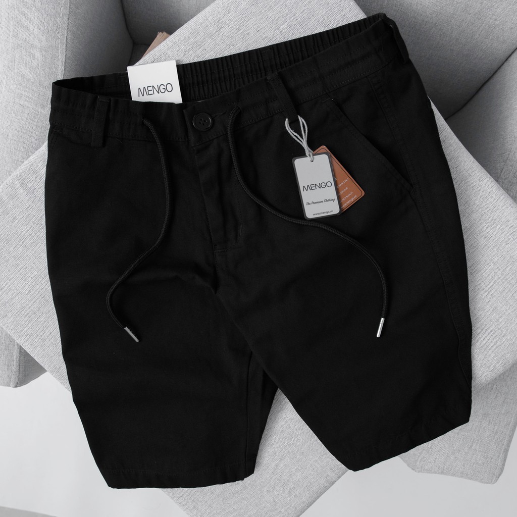Quần đùi nam, Quần Đũi Nam linen đen xám trắng đỏ đô xanh MENGO [Mua 2 giảm 10%] - Q12 | BigBuy360 - bigbuy360.vn