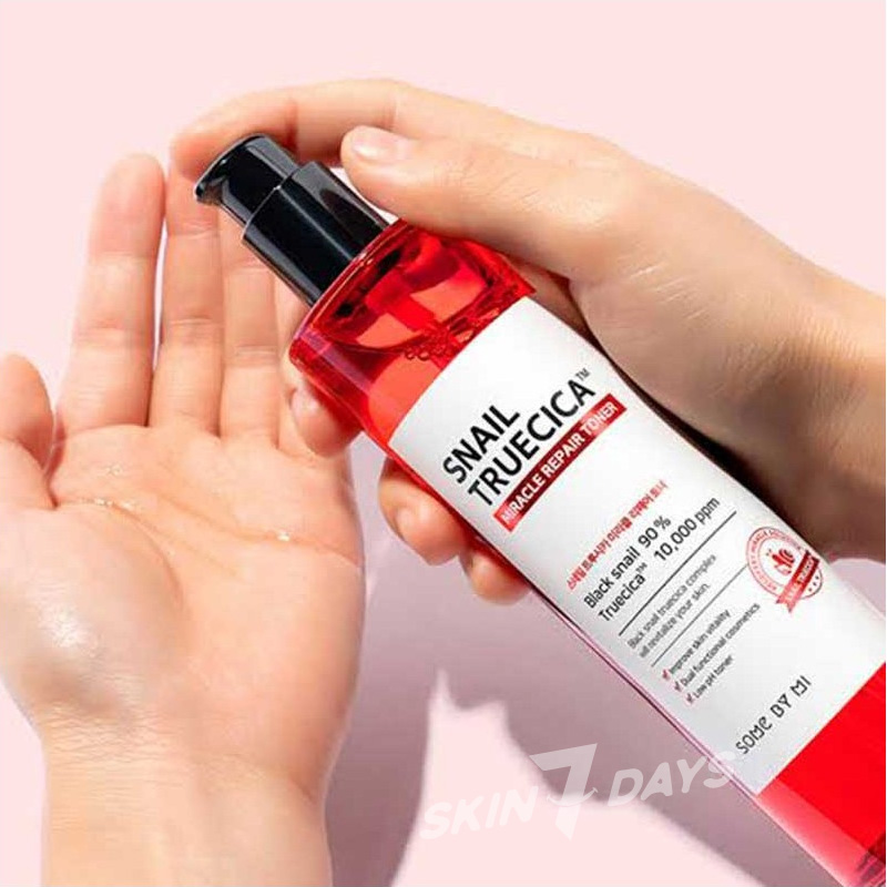 Nước Hoa Hồng Some By Mi Snail Truecica Miracle Repair Toner 135ml Toner Ốc Sên Mờ Sẹo