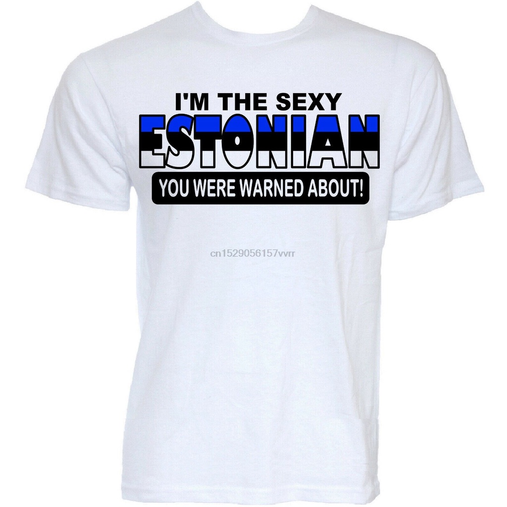 Áo thun Estonia ngộ nghĩnh mát mẻ mới lạ Cờ Estonia Joke Slogan Rude Áo thun