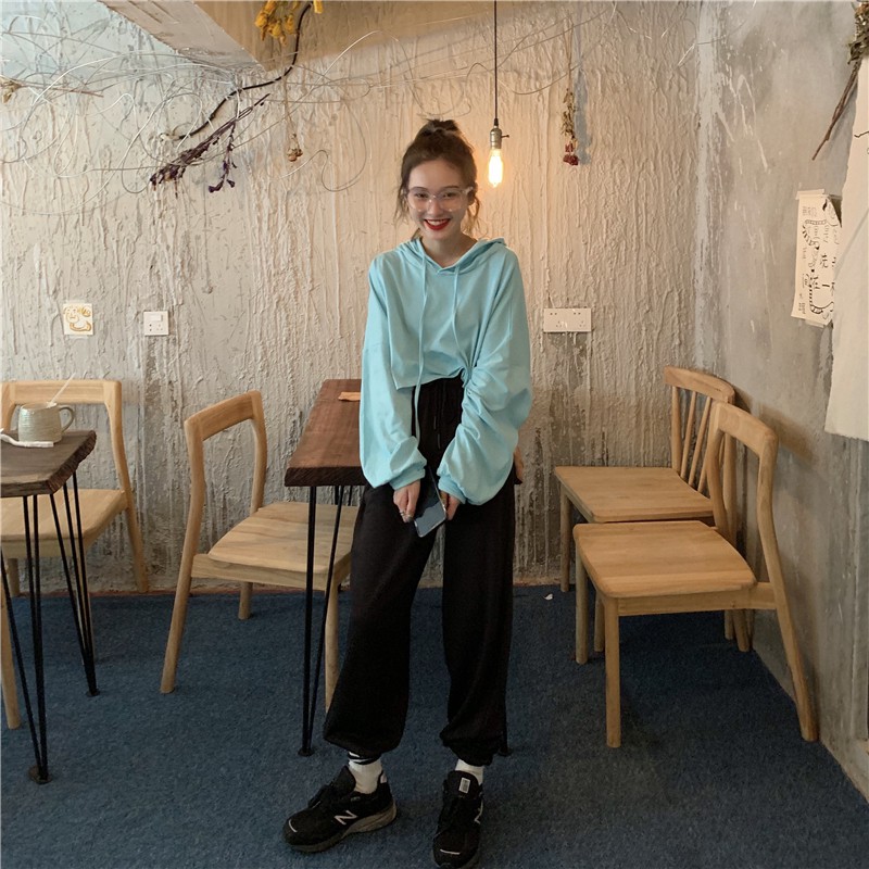 Áo Croptop Hoodie Tay Phồng Siêu Yêu Full màu | BigBuy360 - bigbuy360.vn