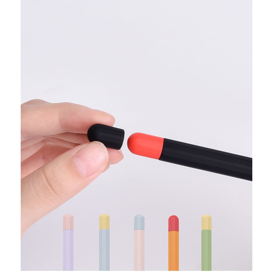 Bao Silicon TPU Color 2 bảo vệ cho bút Apple Pencil 2.