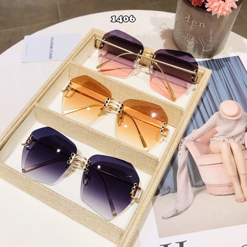 Mắt kính nữ phong cách vintage thời trang❤️FREESHIP❤️kính mát hàn quốc ulzzang M1406
