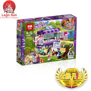 Lego LEPIN 01056 trạm nghệ thuật lưu động 235 khối (lego friends 41332)