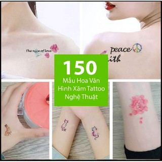 Combo 150 Hình Xăm Dán, Hình Xăm Tatoo Đẹp Cao Cấp (60 Tờ)