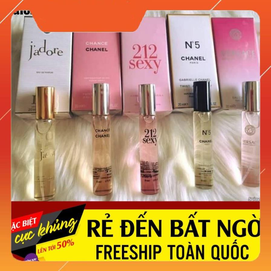 Nước Hoa mini Nam Nữ Cao Cấp 20ml Hương Thơm Quyến Rũ Thơm Lâu | BigBuy360 - bigbuy360.vn