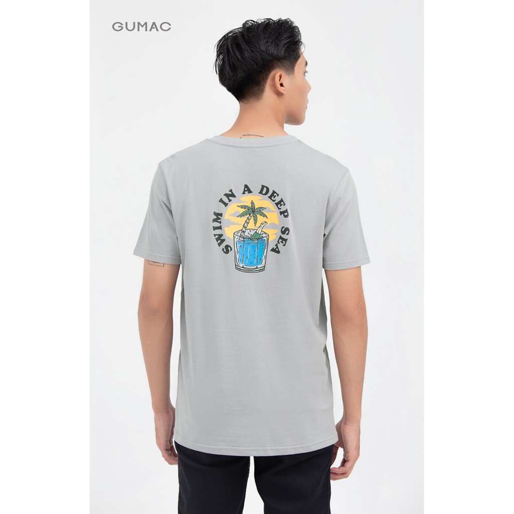 Áo thun nam in cây dừa GUMAC ATNB669 | BigBuy360 - bigbuy360.vn