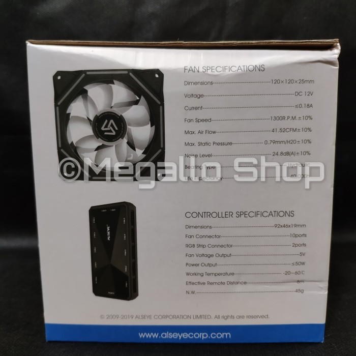 Bộ Quạt Tản Nhiệt + Điều Khiển El-120 Màu Đen | BigBuy360 - bigbuy360.vn
