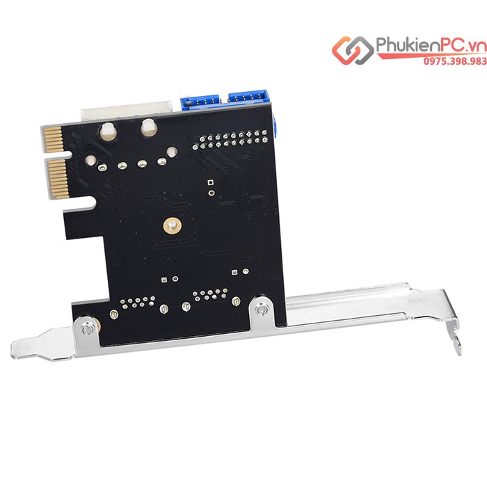 Card chuyển đổi PCI-E ra 2 USB 3.0, 20Pin Chipset VL805