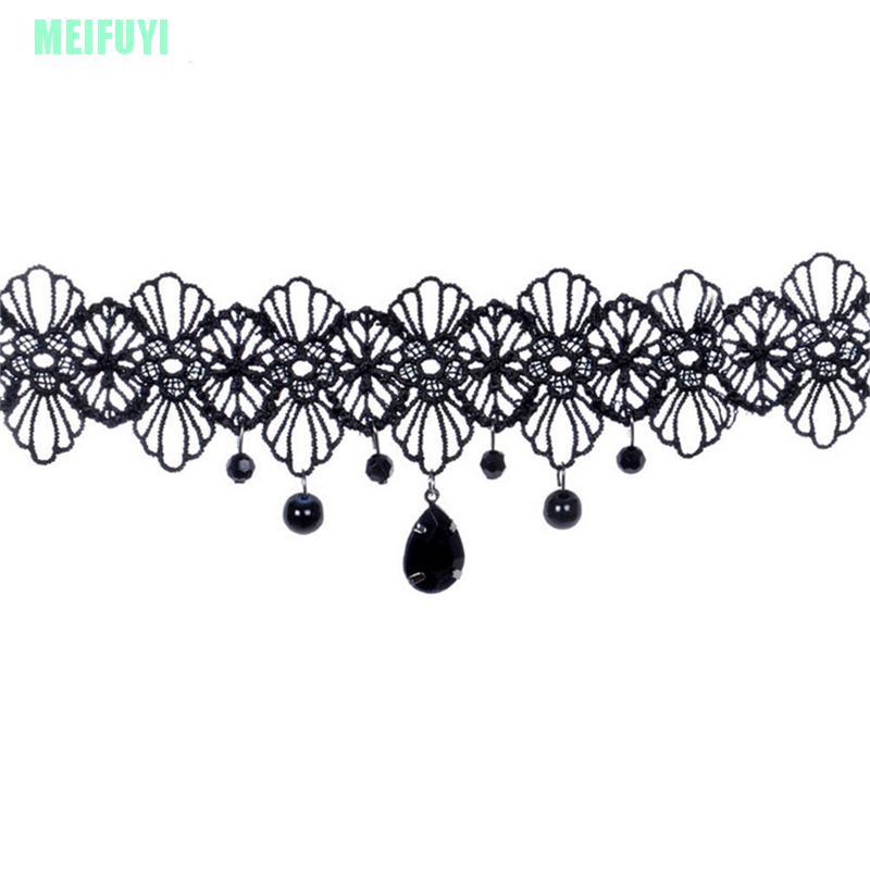 Vòng Cổ Choker Ren Hoa Phong Cách Retro Gothic