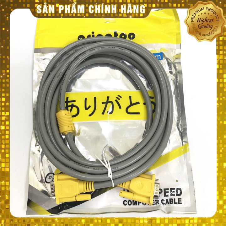 Dây VGA  chính hãng (Xả Kho) Dây VGA 3m Xám  ĐẢM BẢO CHẤT LƯỢNG.DVXA1