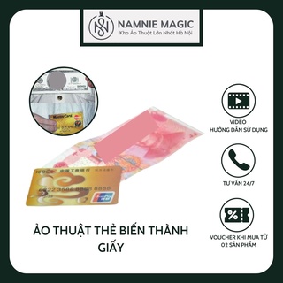 Ảo Thuật Biến Giấy Thành Thẻ Cứng,Đạo Cụ Diễn Đường Phố, Đồ Chơi Sáng Tạo,Thông Minh, Trí Tuệ Cho Bé