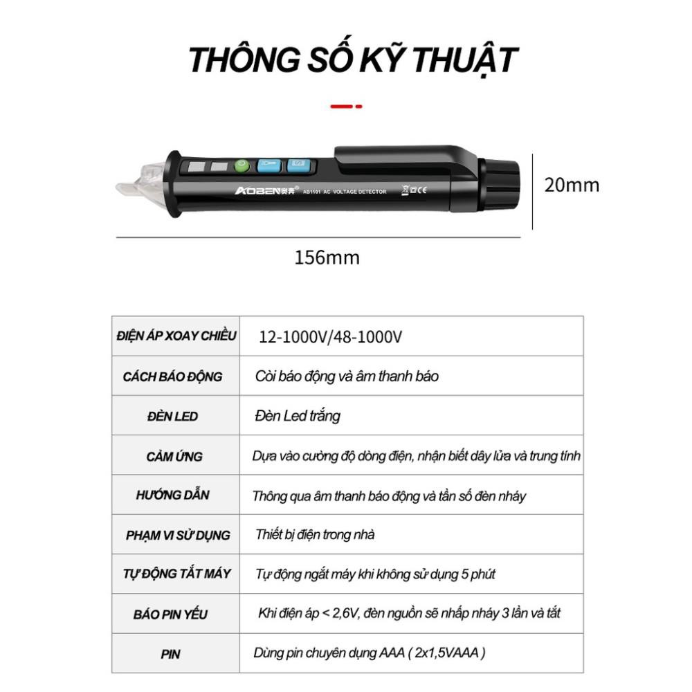 (RẺ NHẤT) BÚT THỬ ĐIỆN CẢM ỨNG ELICPEN - dò đứt dây ngầm