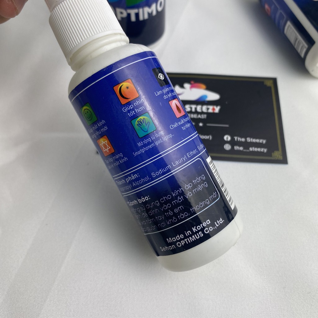 Nước lau mắt kính - rửa kính mắt chuyên dụng dạng xịt OPTIMO | BigBuy360 - bigbuy360.vn