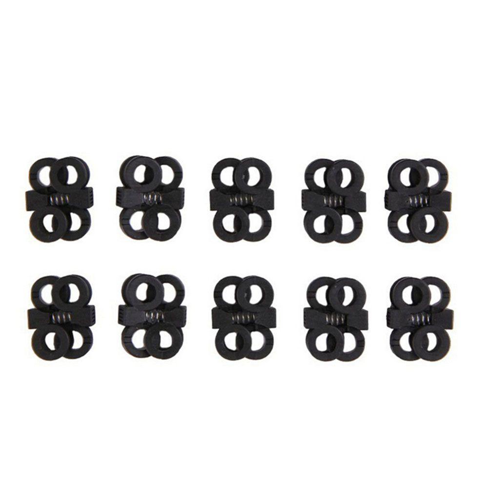 Set 10 Khóa Dây Giày Bằng Nhựa Tiện Dụng Khi Đi Cắm Trại