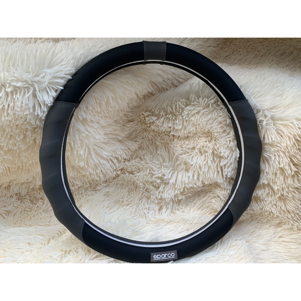 Bọc vô lăng SPARCO loại 1 da PU mềm đẹp đường kính 38cm phù hợp xe 4,5,7 chỗ