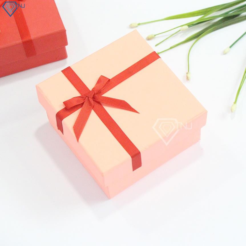 Hộp quà, hộp quà tặng đẹp sang trọng có xốp và thiệp - Trang Sức TNJ