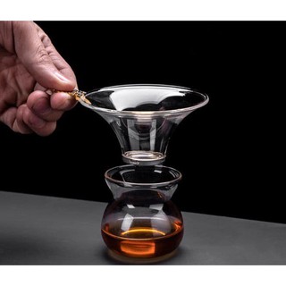 lọc trà thủy tinh cá vàng chịu nhiệt