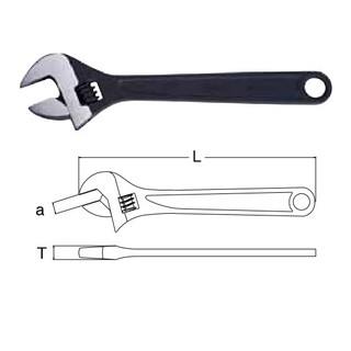 Mỏ lết đen 8 inch sata 47213