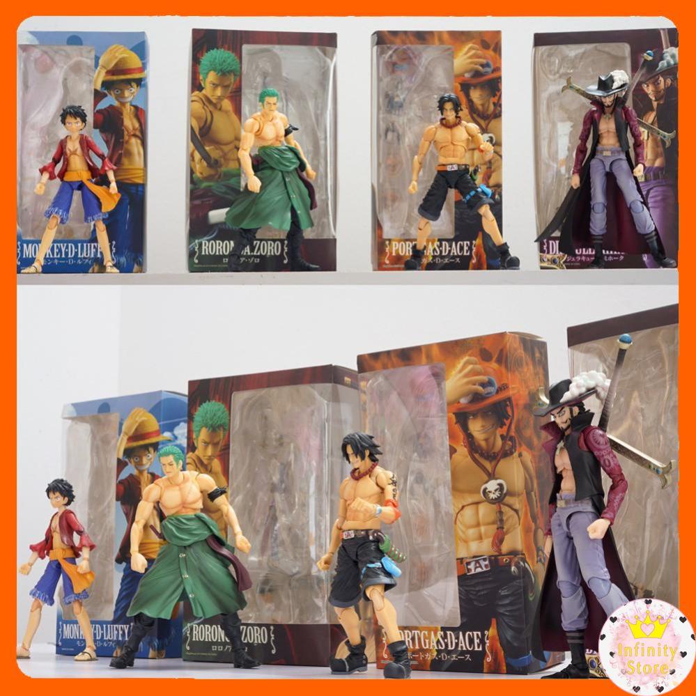 MÔ HÌNH ONEPIECE FIGMA CỬ ĐỘNG KHỚP ACE / ZORO / LUFFY / MIHAWL INFINY DECOR