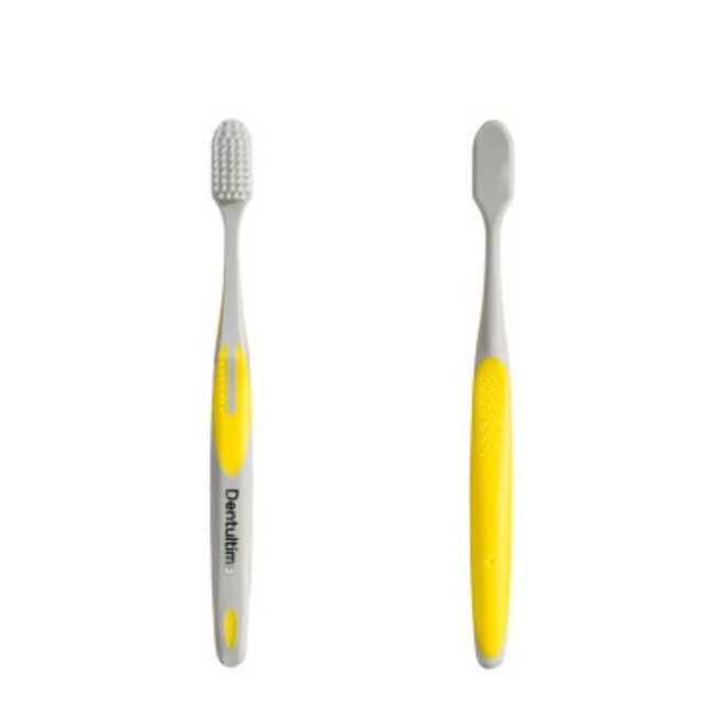 Bàn Chải Đánh Răng Độ Cứng Thông Thường Dentultina JR-TL-M Cán Nhựa  Màu Xám (1 Cây)