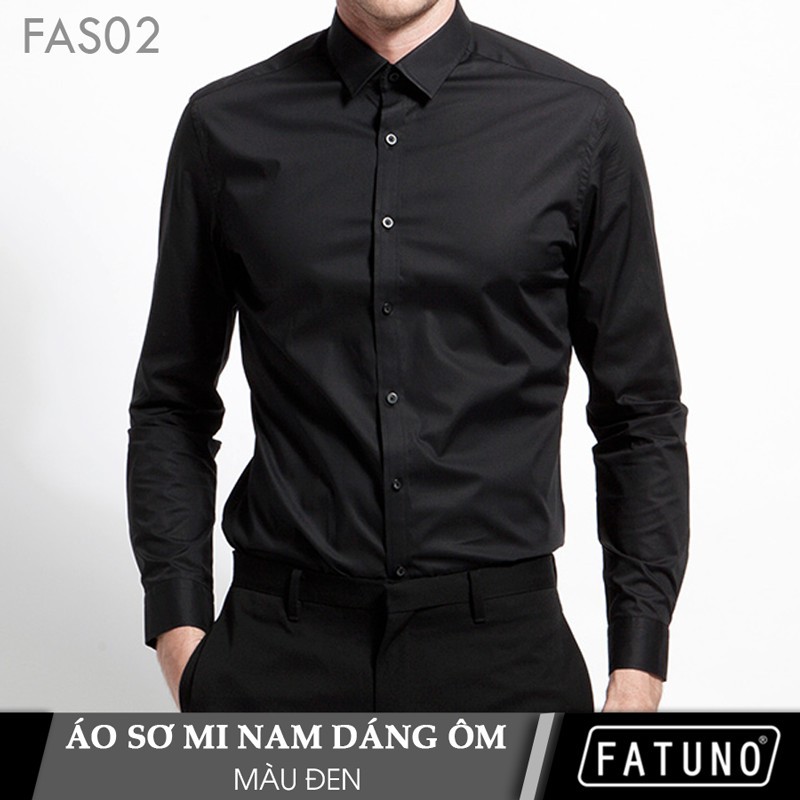 [GẤP HỘP- HÀNG CAO CẤP] Sơ mi nam dài tay vải lụa cotton Hãng FATUNO