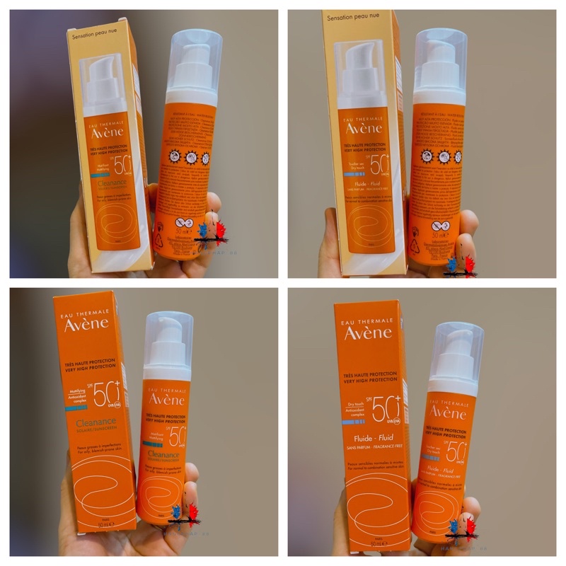 Kem chống nắng Avene SPF 50+ mẫu mới