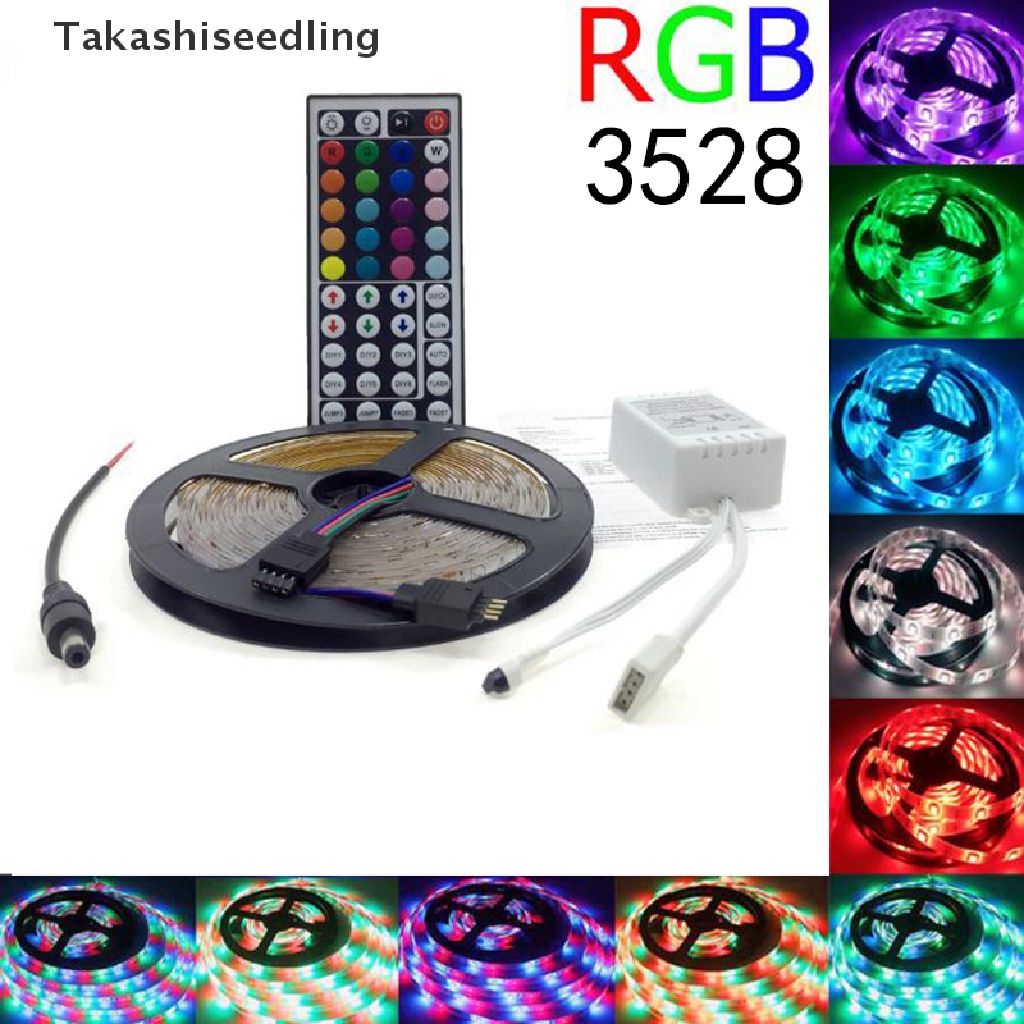 Dây Đèn LED 5m RGB 3528 SMD 44 12V Chống Thấm Nước
