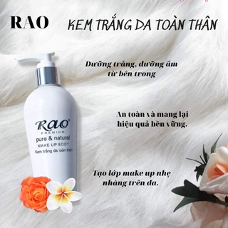 RAO kem trắng da toàn thân