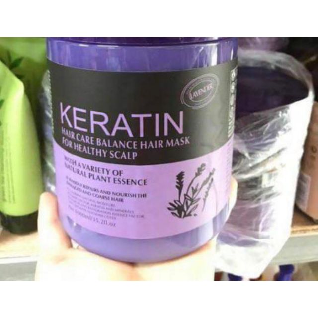 Ủ TÓC KERATIN NÂU và TÍM