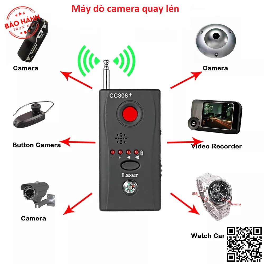 Máy dò Camera Phát Hiện Cam lắp quay lén 1973