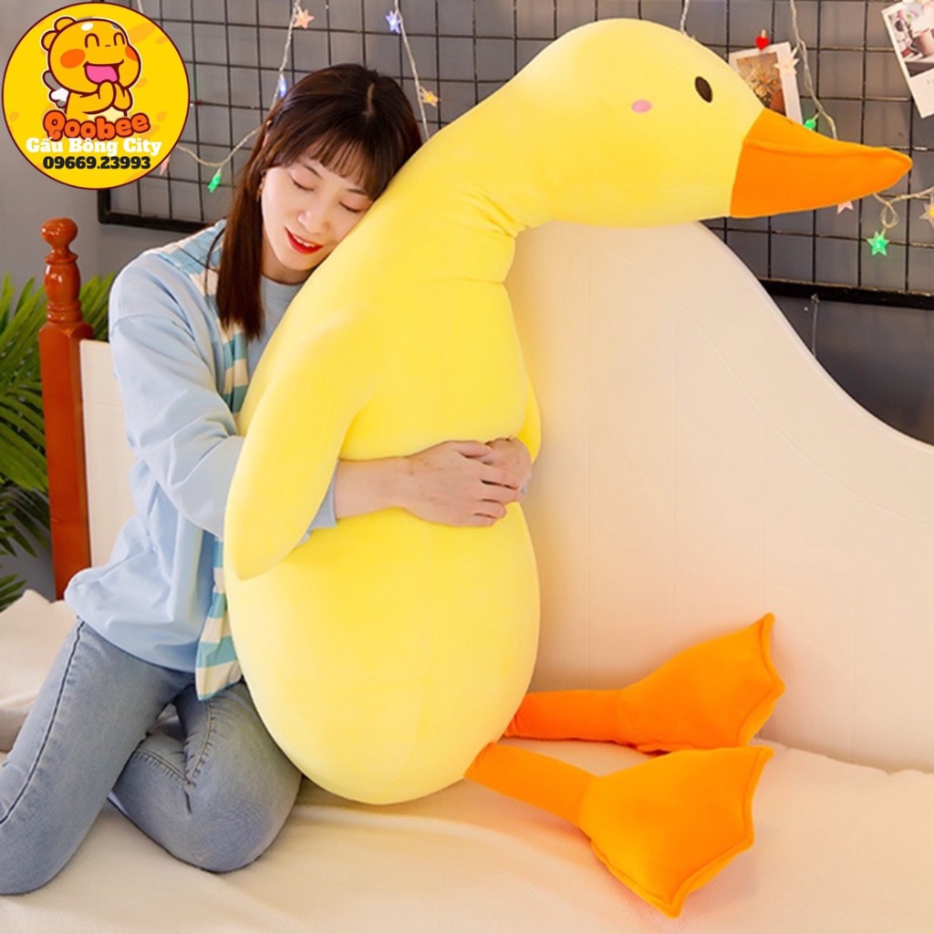Gấu Bông Vịt Siêu To - Vịt Bông Biểu Cảm Cao Cấp Gấu Bông City