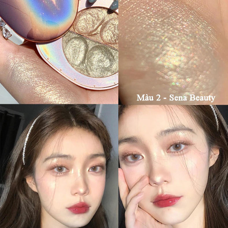 Phấn Má Nhũ Kiêm Phấn Bắt Sáng 2in1 GlamColour Vỏ Sò | BigBuy360 - bigbuy360.vn