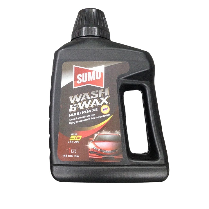 Nước Rửa Xe Cao Cấp Sumo Wash &amp; Wax 1L