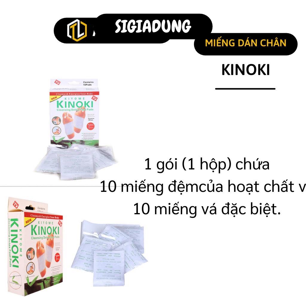 [SGD] Combo 10 Miếng dán chân giải độc Kinoki- miếng dán chân giúp tăng cường hệ miễn dịch 2223