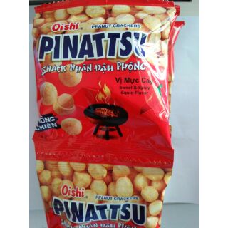 Dây 10 Gói Snack Đậu Phộng Oishi Vị Mực Cay
